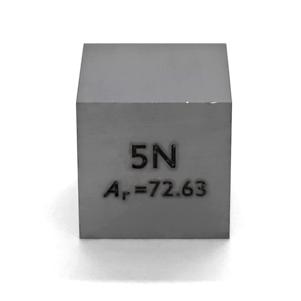 Elemental Germanium Marking Normal Specimen (Ge) (10mm Cube, A, Face)
