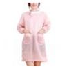 Women Floral Waterproof Long Sleeve Kitchen Cooking Baking Apron Working Smock Sale Goods