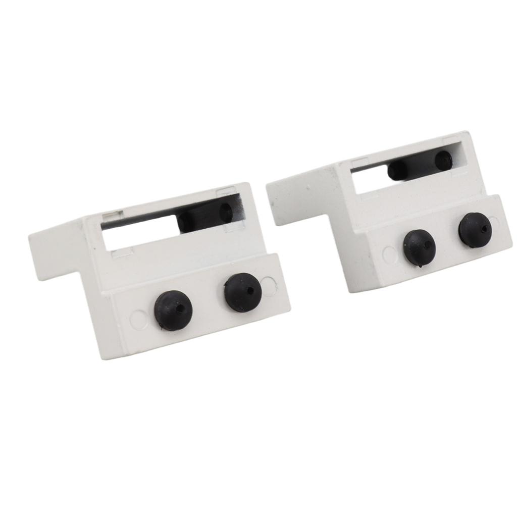 Barn Door Stopper White Sliding Barn Door Hardware Accessories with Hex Wrench for Bedroom Kitchen