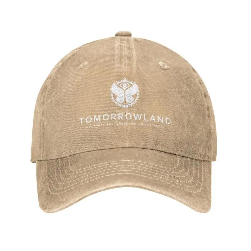 Gorra de Béisbol de Algodón Personalizada Tomorrowland para Mujer Unisex Transpirable Festival Belga de Música Electrónica de Baile Gorra de Padre Deportiva