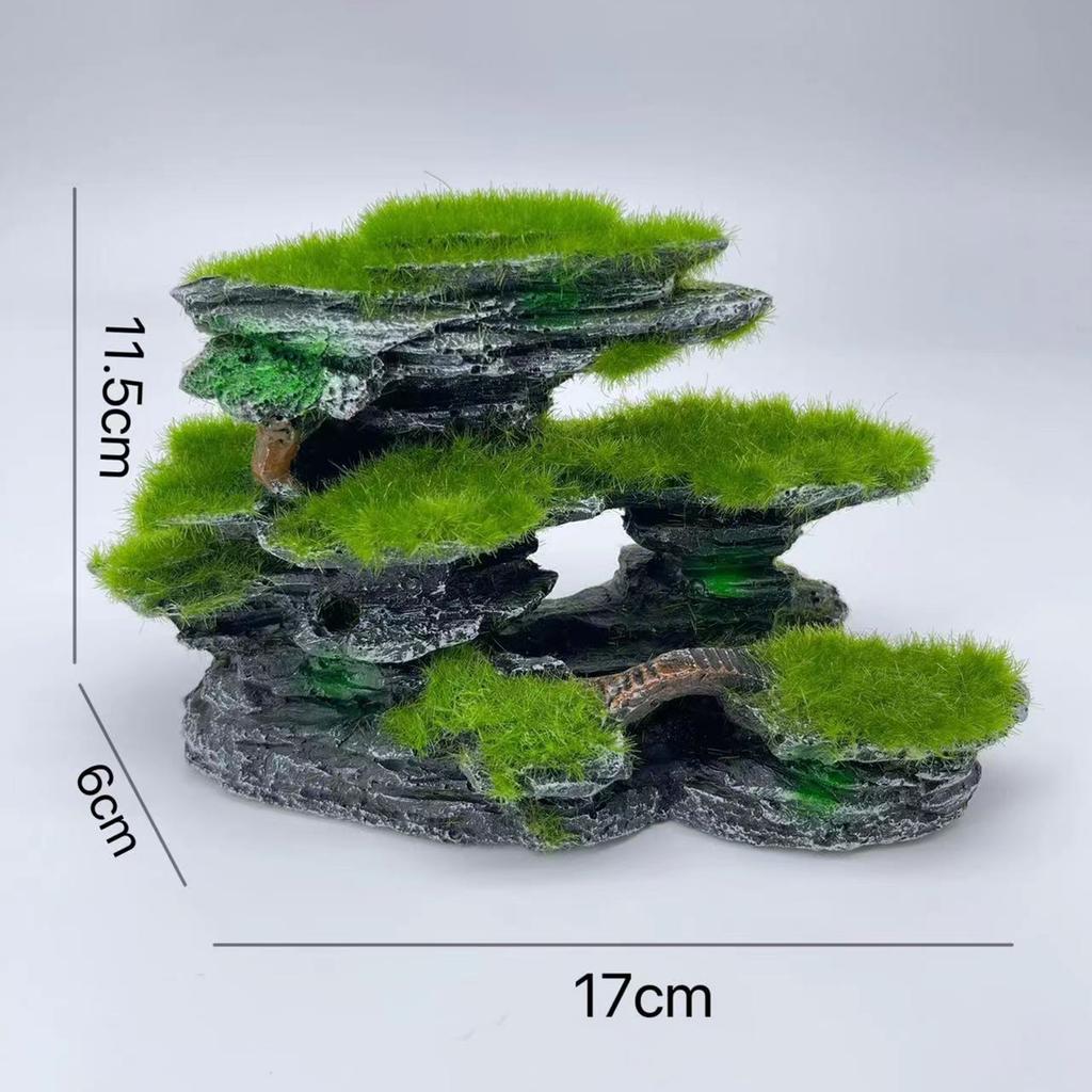 Fish Tank Decoration Rock Cave Fish Tank Landscape Ornament for Aquarium Decor Bridge Ornaments Betta Hide
