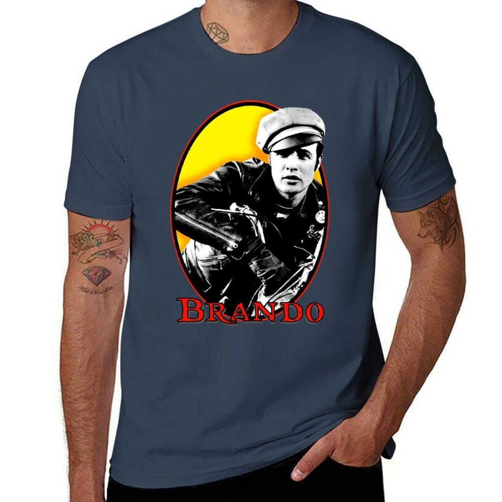 Marlon Actor Brando (10) Tshirt No Casual Short Sleeve Top