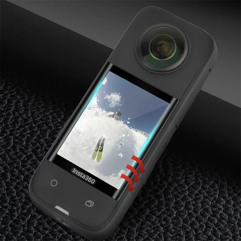 Full Coverage Protective Film for Insta360 X4 Camera Accessories Screen Protector for Insta 360 X4 Anti-scratch Film(Not Glass)