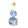 Cat Interactive Feather Toys Pet Bumbler Funny Toy Interactive Cats Toys Cat Rolling Teaser Feather Wand Toys Rotating Ball Feather Teaser Cat Toy
