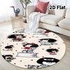 Mafalda Round Area Rug Carpet Rug For Living Room Bedroom Sofa Playroom Decor Nonslip Floor Mat