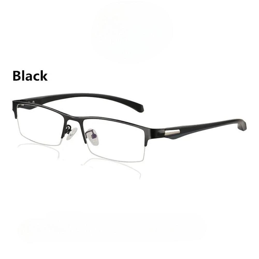 Sun Photochromic Myopia Eyeglasses Optical Men Student Finished Myopia Eyewear Prescription Glasses Frame Half Rim -1.0 -4.0