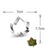 1pcs Tree Leaves Moldes Metal Stainless Steel Cookie Cutters Reposteria Patisserie Biscuit Pastry Shop Fondant Cake Decor Tools