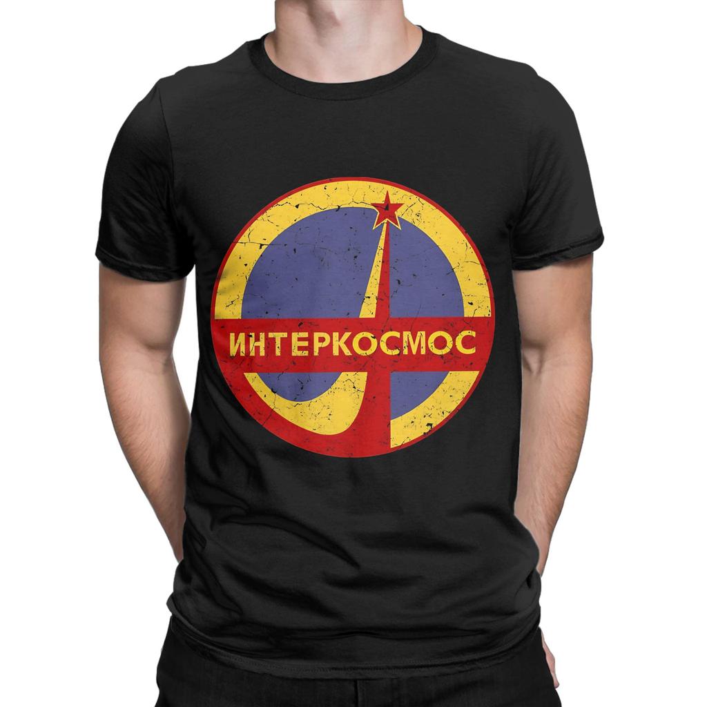 Interkosmos Graphic Funny 100 Cotton TShirt Interkosmos Tees Tops For Unisex