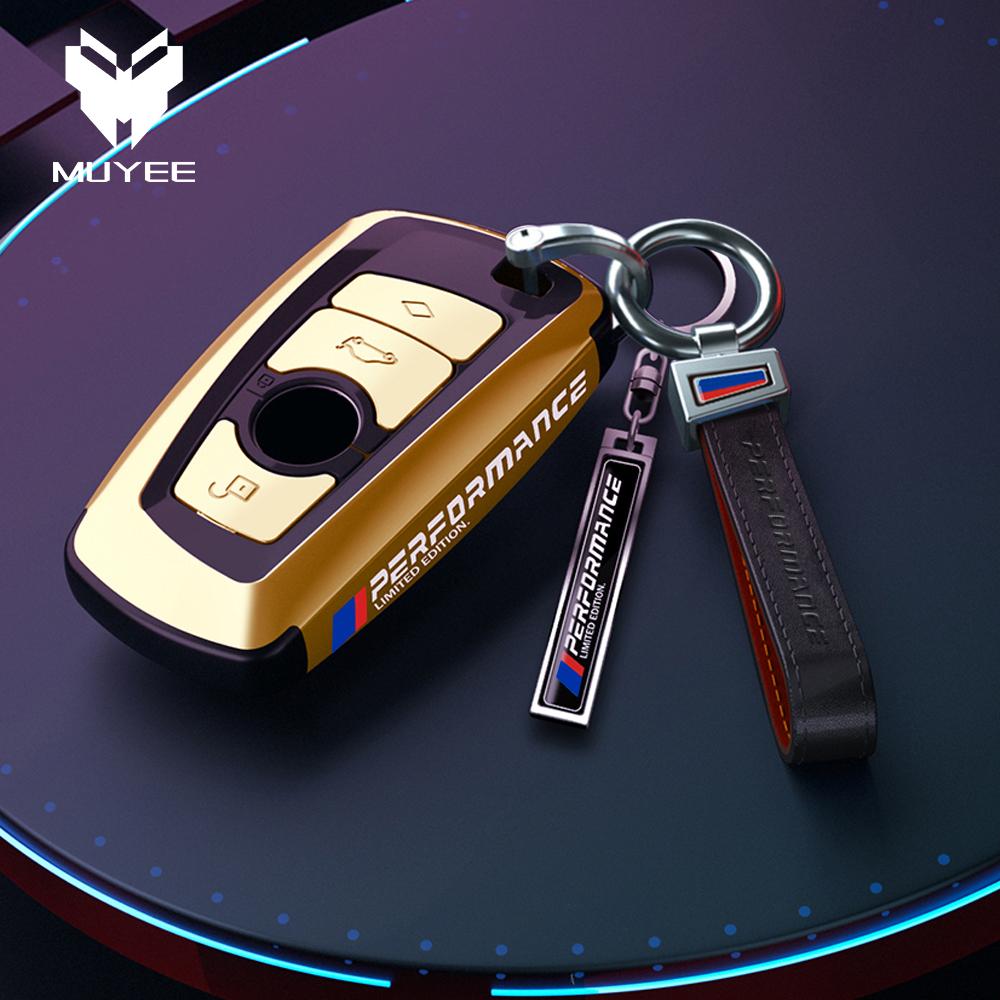 Car Remote Key Case Cover Holder Shell Bag Fob For BMW F20 F30 F31 F34 F10 F11 F25 I3 M3 M4 F15 F16 3 5 Series GT Accessories