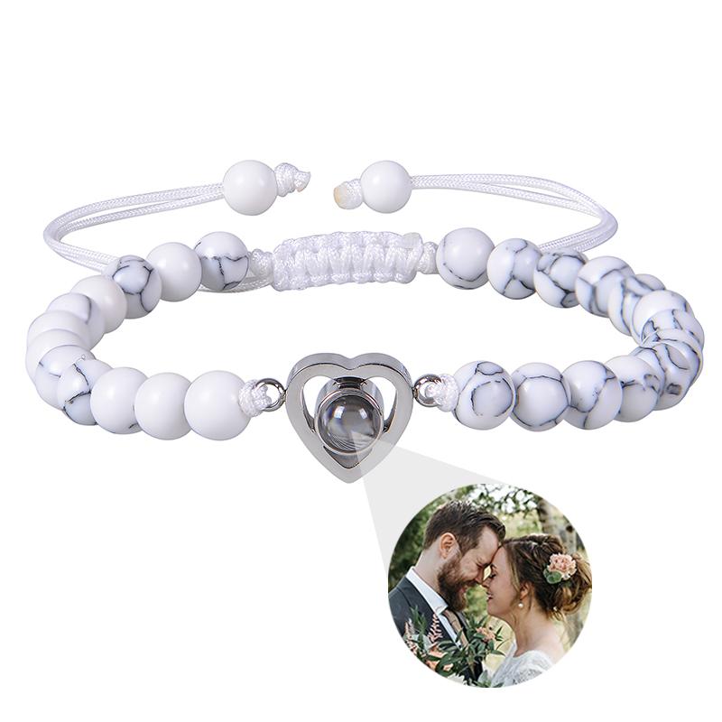 Individuelles Armband mit Bild innen Personalisierte Projektionsarmbänder mit Fotos Armband mit Foto Personalisierte Gedenkgeschenke