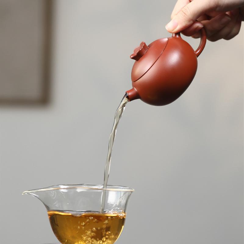 120ml Chinese Yixing Purple Clay Teapots Tradition Handmade Zisha Tea Pot Beauty Tea Infuser Kettle Household Tea Set Teaware