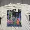 VTG Husker Du Band Warehouse Heavy Cotton White T Shirt All Size TR791