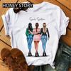 Summer Fashion Best Friends T-Shirt Short Sleeve Graphic Tees for Ladies Good Friend Bestie Sister Outfit Polyester Fabric