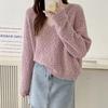 2025 Early Autumn Chunky Knit V-Neck Sweater for Women - European & Korean Lazy Style