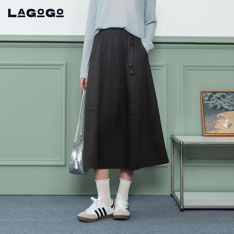 LAGOGO Spring 2026 High-Waist A-Line Skirt XL