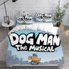 3D Print Dog Man Anime Bedding Sets Quilt Bed Cover Comforter Duvet Cover Pillow Case 2-3 Pieces Sets Teenagers Children's Gifts
