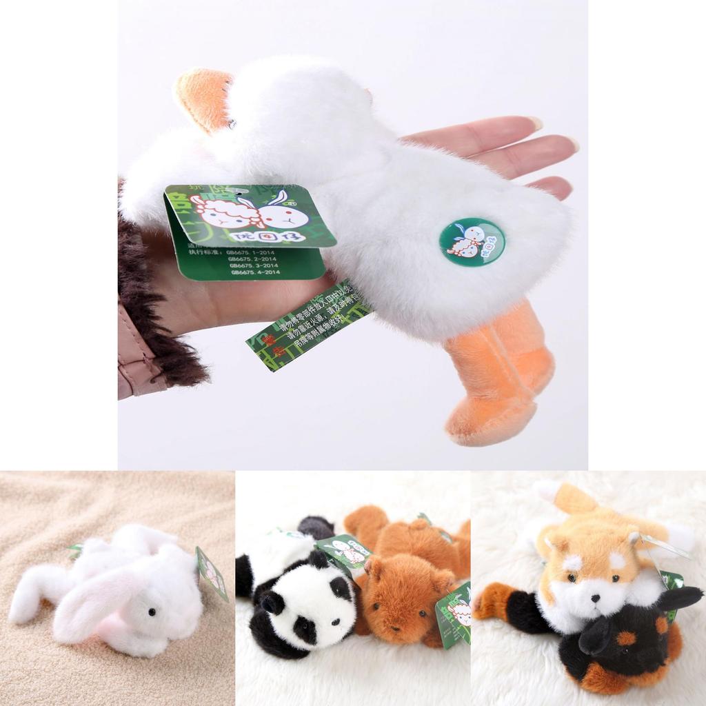 Cute Fox Penguin Panda Turtle Rabbit Animal Lying Plush Doll For Kids And Girls Gift