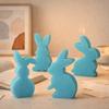 Silicone Rabbits Mould Nonstick Surfaces Easy Demolding For Candle Soap Making Holiday Projects