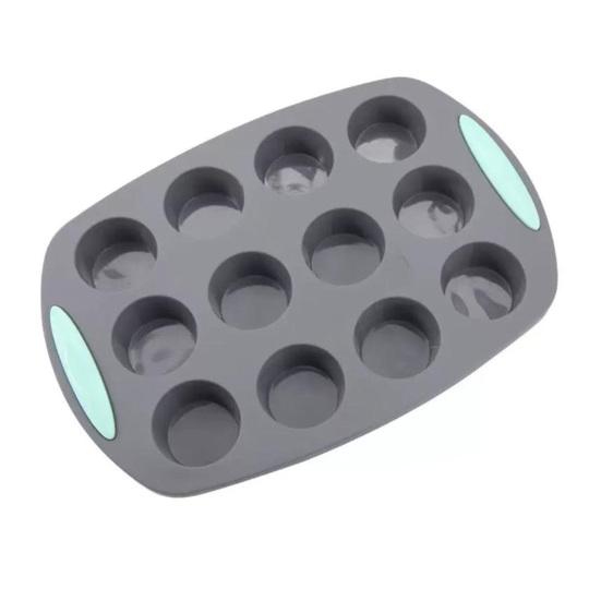 Yousheng Holiday Wreath Silicone Mold Heat-Resistant Baking Pan for Cakes Soap Ice Cubes Food Grade Easy Release Cupcake Maker