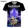 Summer Game Genshin Impact 3d Printed Children's T-shirt Fashion Casual Hip-hop Harajuku Kids Short Slee T Shirt O Neck Tops