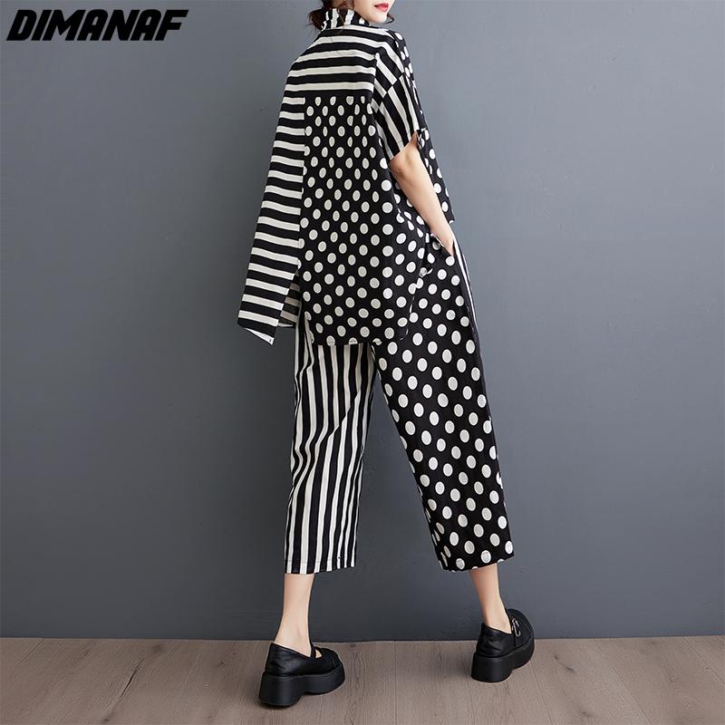 Купить DIMANAF Большие размеры 2024, летние брючные костюмы, женские ...