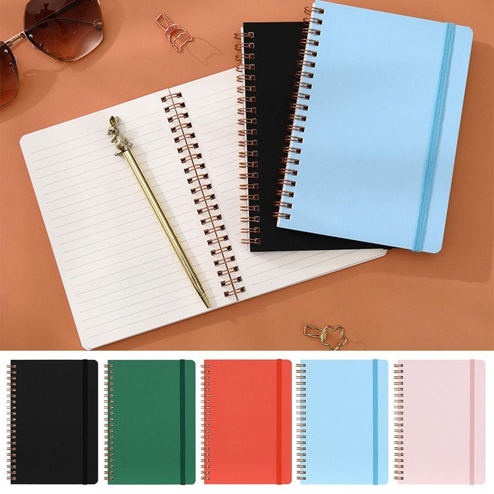 Thicken Diary Book Strap Design Memo Pad Multi-purpose Coil Notebook Students Stationery