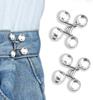 2~8Sets Adjustable Jeans Button Pant Waist Tightener,Detachable Decor Waist Buckle, No Sew and No Tools Button Pins for Jeans