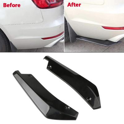1 Coppia Paraurti Posteriore Auto Antigraffio Facile da Installare Diffusore Spoiler Lip Trim Universale per Veicoli Accessori Auto