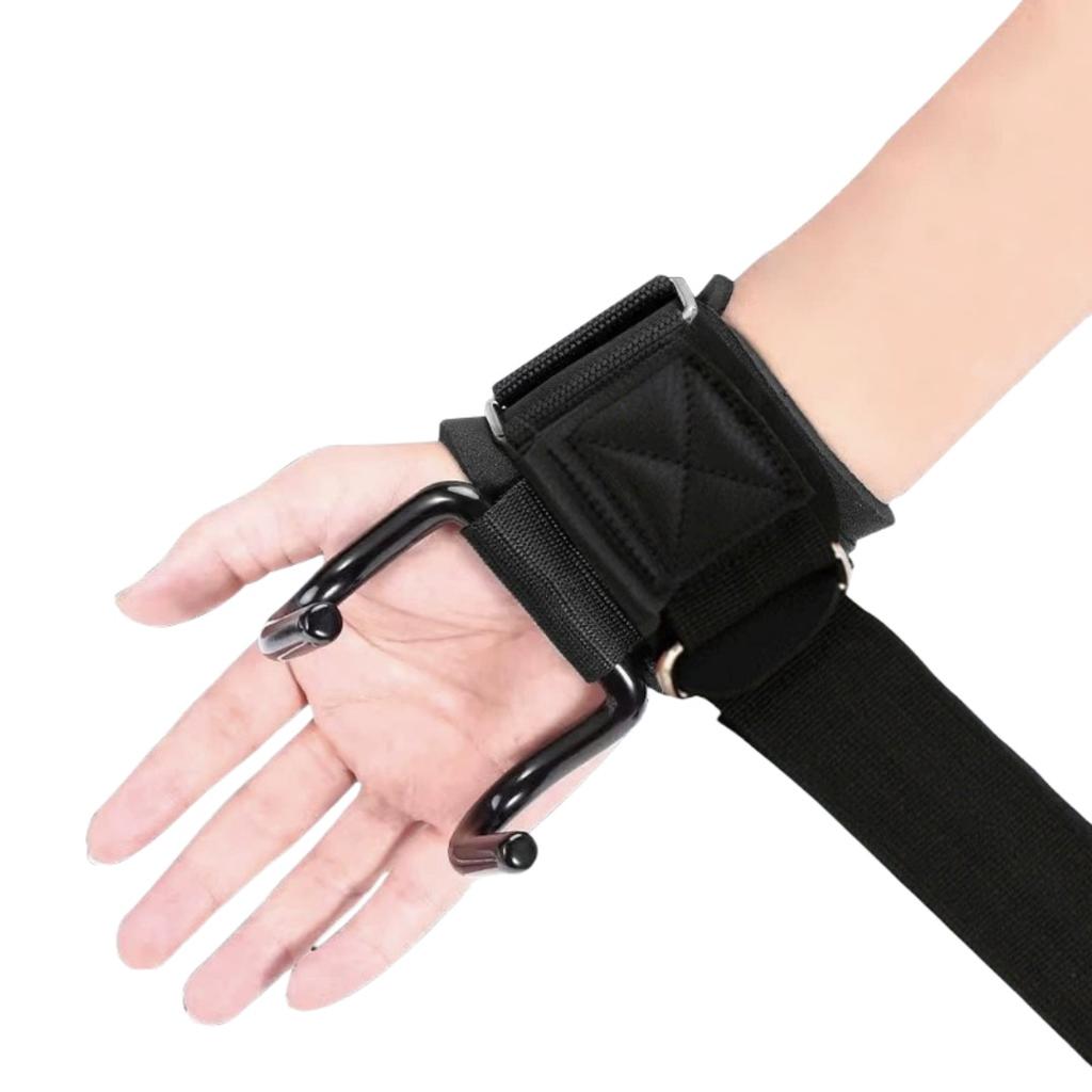 Pull Up Horizontal Bar Assistance Hooks Weights Lifting Anti Slip Hooks Hand Bar Wrist Strap Wrist Supports Wrist Protection