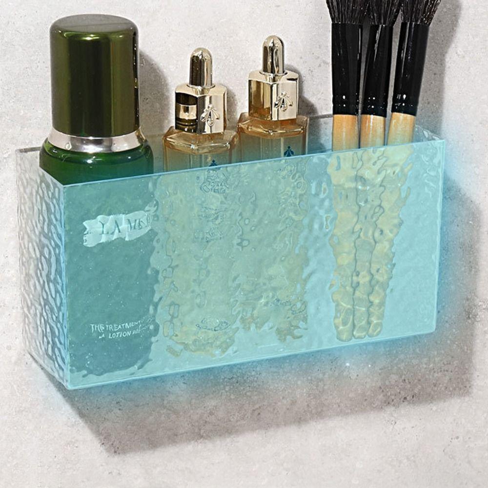 No Drill Makeup Organizer Wall Mount Versatile Storage Box Shower Storage Rack Holder  for Bathroom