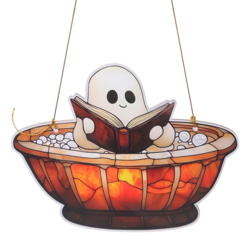 Halloween Window Decoration Acrylic Hanging Art For Home Garden Office Classroom Indoors Outdoor Seasonal Decors