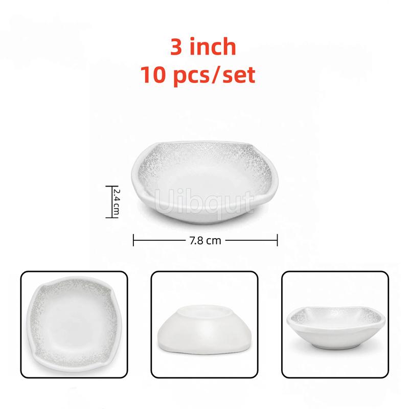 Melamine plastic Japanese style seasoning sauce small dish dipping Sushi soy sauce pepper wasabi Mustard dish oil vinegar plate