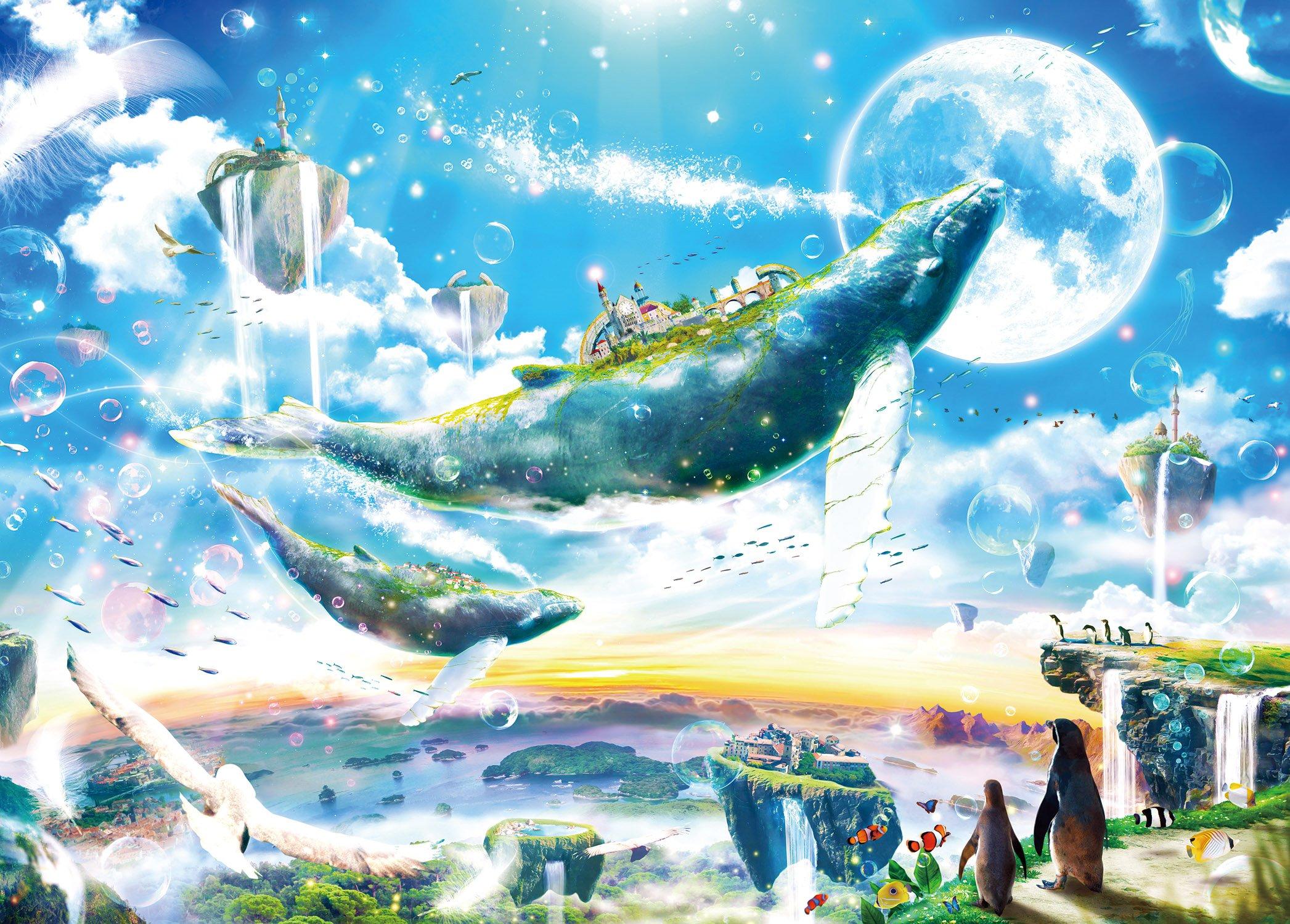 jigsaw puzzle to be a puzzle by Satoshi of the Sky Aiming for a Water 500-piece  Aim master!  Kusuda,  Kingdom - City  (38x53cm)
