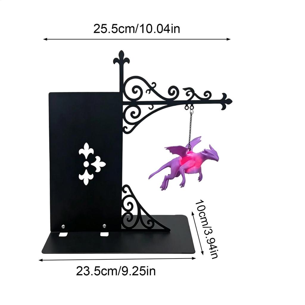 Creative Floating Dragon Bookshelf Lamp Flying Dragon Bookshelf Lights Ornament Floating Dragon Night Light Home Decor