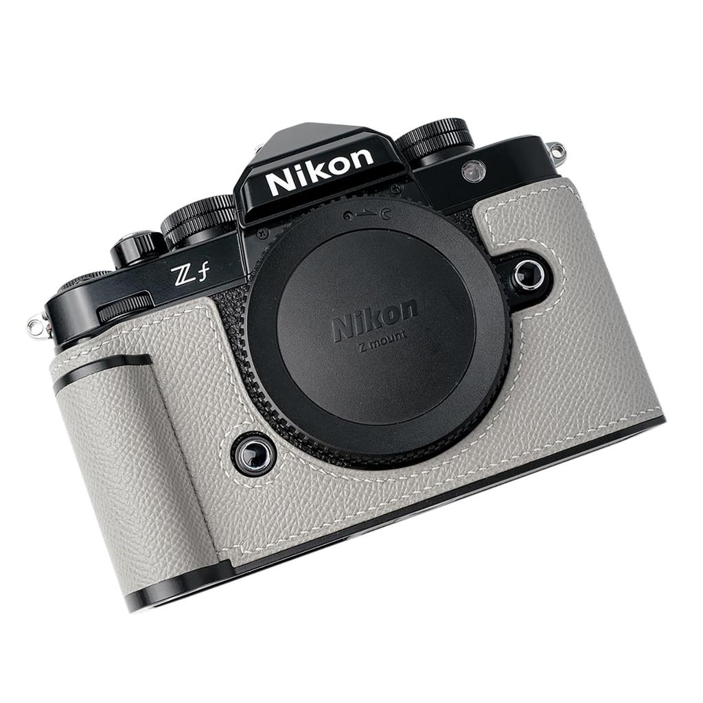 Compatible with Nikon Zf this genuine leather camera is handmade by It features a design with a grained cowhide leather metal base and handle Cameras,