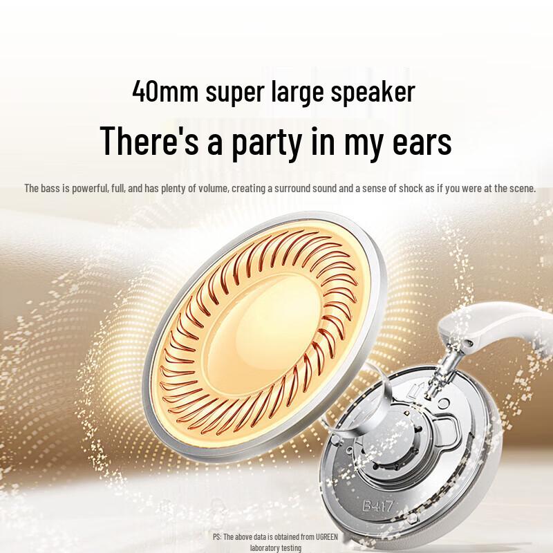 UGREEN Max2 AI ANC Wireless Over-Ear Headphones