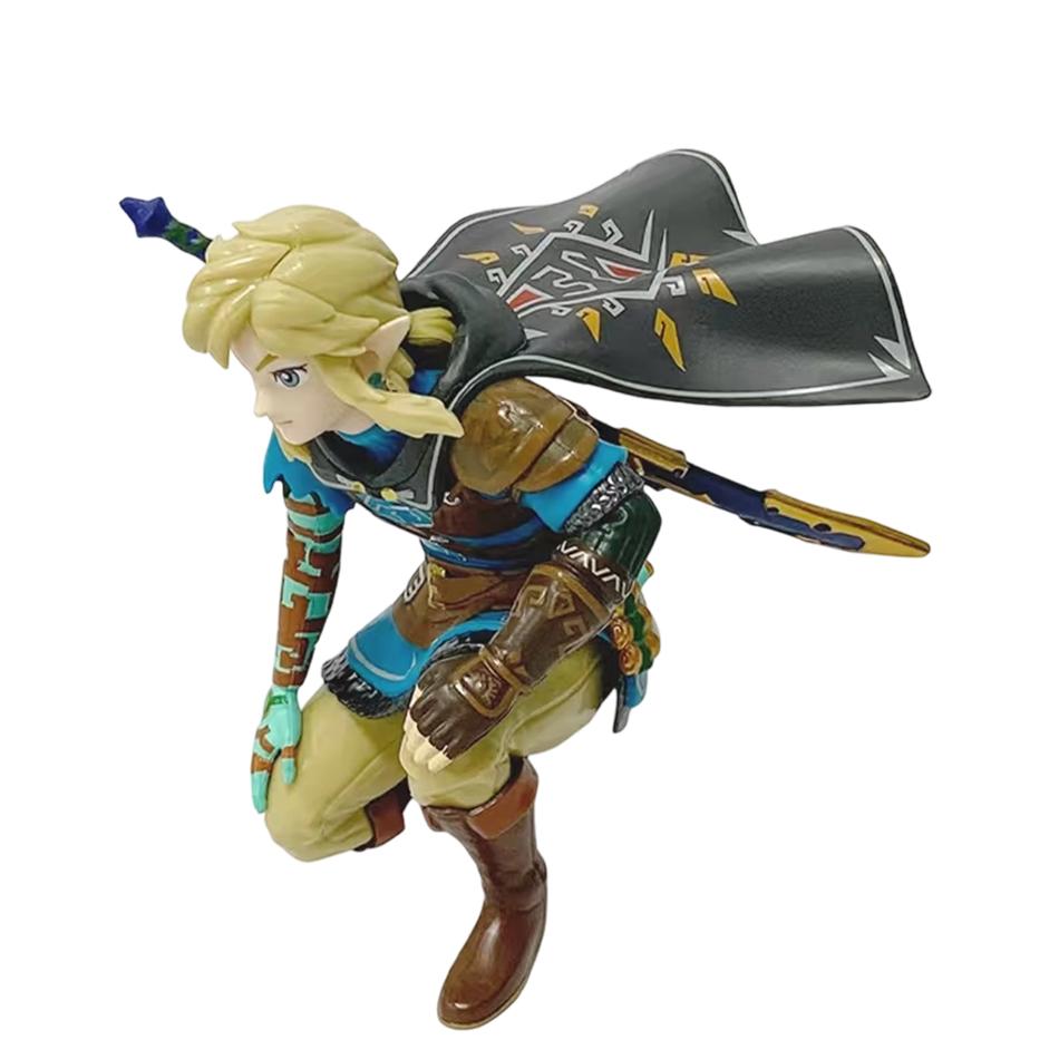 12cm The Legend of Zelda: Kingdom of Tears Action Figure - Link & Princess Zelda Anime PVC Model - Desktop Decoration Collectible Toys
