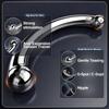 Metall Vibrierender Dildo G-Punkt Stab Prostata Massage Stift Penis P-Punkt Stimulator Analer Dildo Stecker Sexspielzeug für Männer Frauen Edelstahl