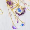 Translucents Crystal Prisms Wind Chimes for Porch Garden Decoration Creates Kaleidoscopic Light Pattern