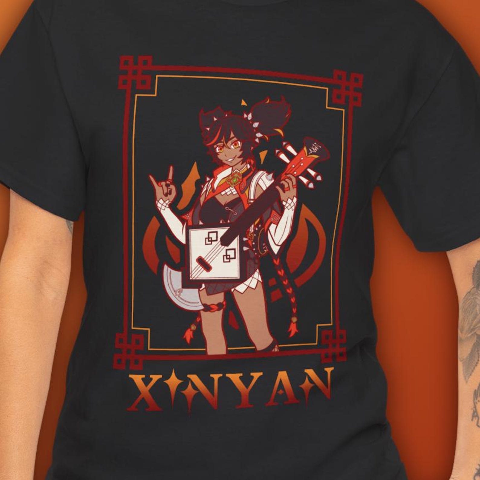 Xinyan Genshin Impact T-Shirt - Unisex Heavy Cotton Tee 3XL