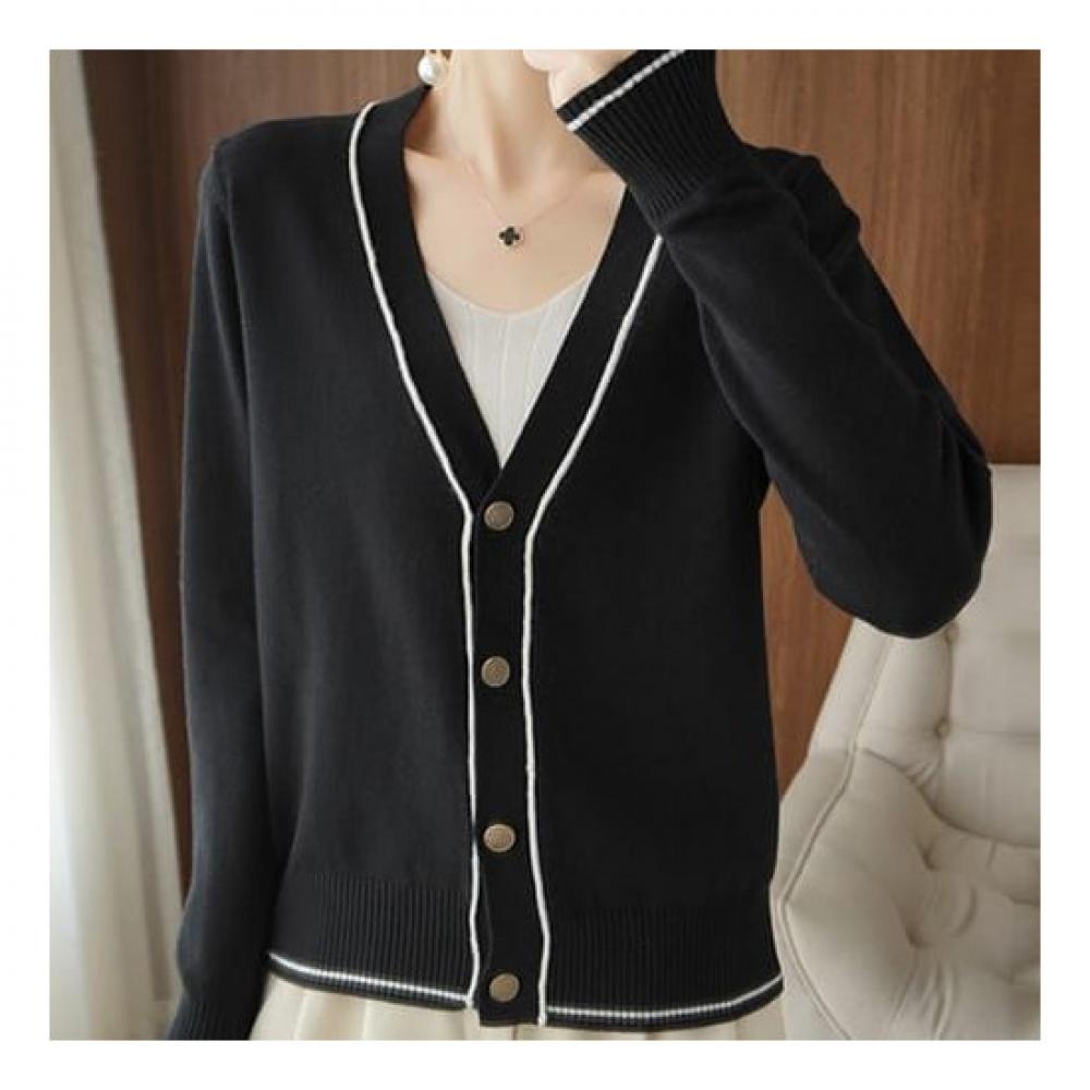 NaVaVa V Neck Long sleeVe Knit Cardigan Nk2288