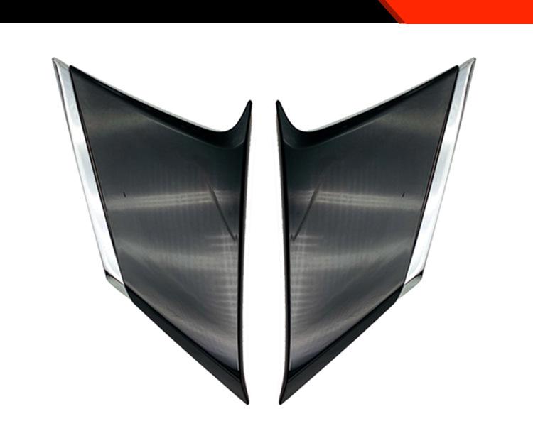 Galvanisiertes Piano Black C-Säulen-Zierleisten-Aufkleber für 2020-2026 Corolla Cross