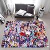 Classic T-Touhou P-Project Floor Mat INS Style Soft Bedroom Floor House Laundry Room Mat Anti-skid Household Carpets