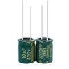 High-Frequency Low-ESR Capacitor, 400V 10uF, Green and Gold, Sizes: 8x12, 10x13, 10x17