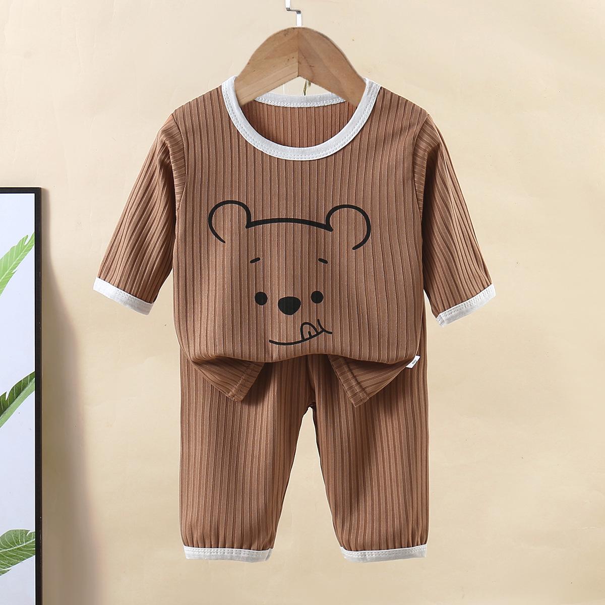 

Летняя детская пижама с рисунком 2024 года — с коротким рукавом, дышащая, для мальчиков и девочек 100cm