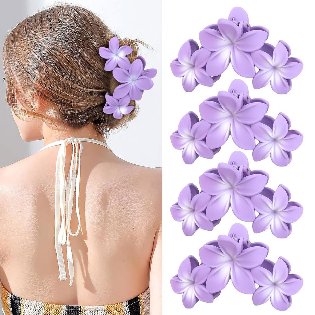 All-match Hairpin Hairpin Headdress Frosted Flower Shark Clip Hairpin Hair Accessories