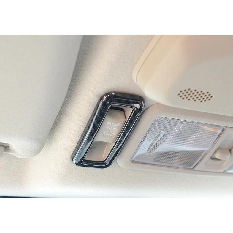 For Mitsubishi Pajero V80 V93 V95 V97 V98 2007- Car Accessories ABS Carbon Interior Car Sunroof Switch Button Cover 1PC