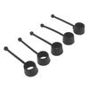5 Pcs ?Finger Strengthener Band 60lb Silicone Elastic Finger Extensor Exerciser Resistance Band for Fitness Exercise