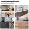 1Pcs Stainlesss Steel Cabinet Pulls Modern Arch Design Brushed Metal Furniture Drawer Pull Hardware Pulls Bar Handle