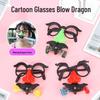 Lunettes Dragon Gonflable Prank pour Grands Nez - Blague Barbe Drôle